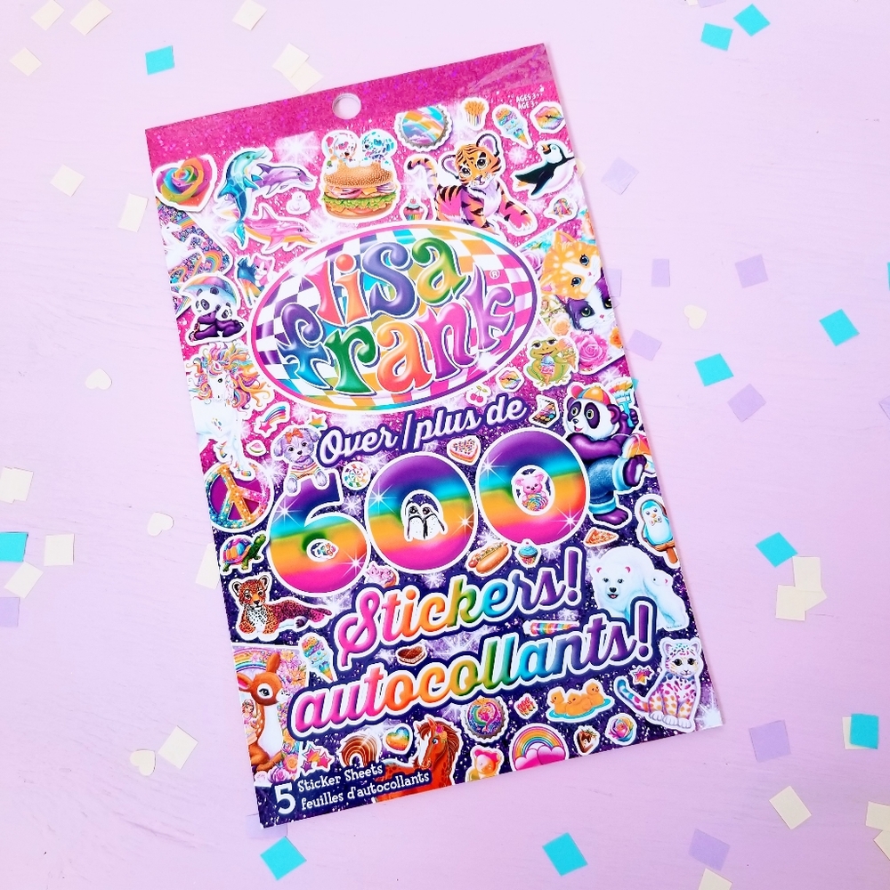 Lisa Frank Sticker Booklet (600+ stickers)